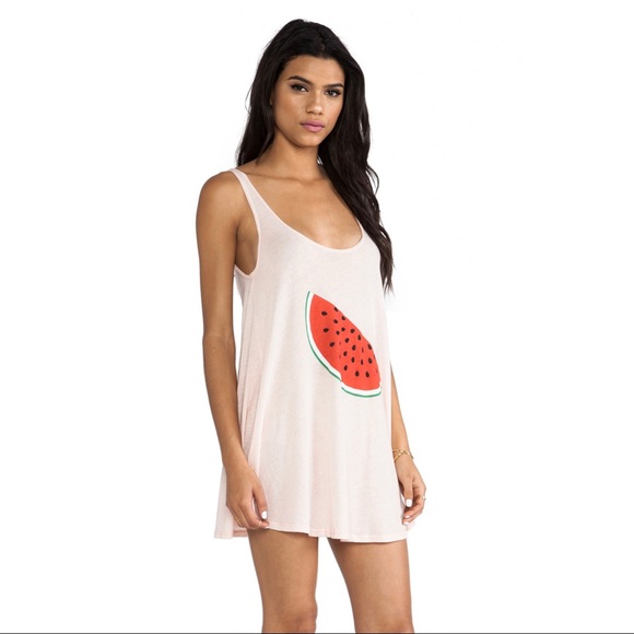 Wildfox Indiana Watermelon Tank Dress XS NWT - Picture 4 of 9